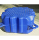 Floating Dock HDPE pontoon Standard cube - Blue - FD505040-BL - ASM